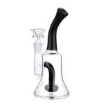 DHC Color Bent Neck & Perc Bell Bong - 6.8 in.