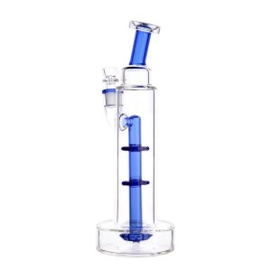 DHC Bent Neck with Perc Tall Bubbler Bong - 11 in.
