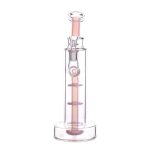 DHC Bent Neck with Perc Tall Bubbler Bong - 11 in.