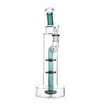 DHC Bent Neck with Perc Tall Bubbler Bong - 11 in.