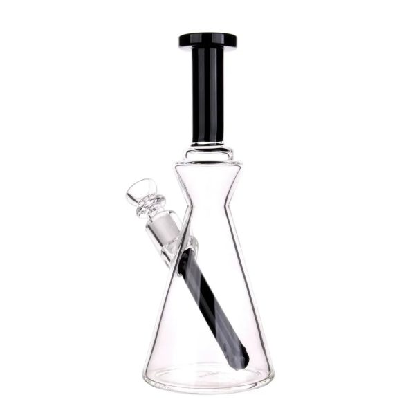 DHC Vase Beaker with Worked Downstem Bong - 8 in.
