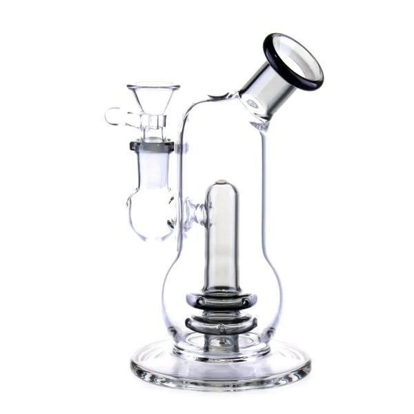 DHC Curvy Double-Up Bubbler Bong - 6 in.