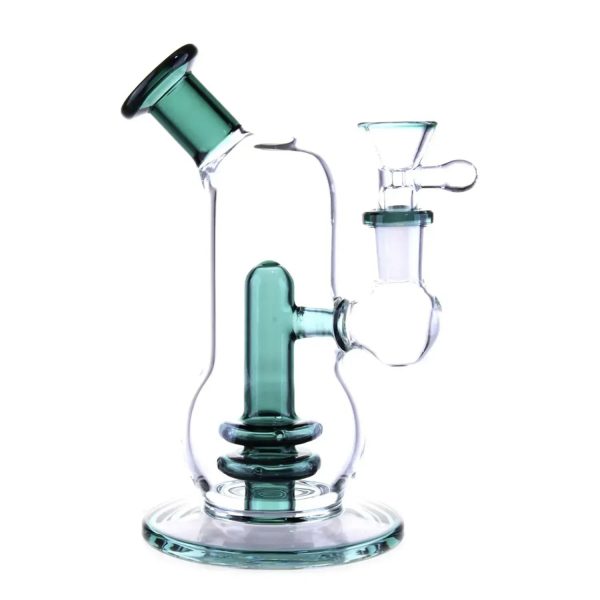 DHC Curvy Double-Up Bubbler Bong - 6 in.