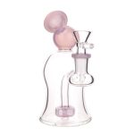 DHC Bubble Bent Neck with Showerhead Bubbler Bong - 6 in.