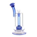 DHC Bent Neck Matrix Perc Bubbler Bong - 9 in.