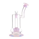 DHC Bent Neck Matrix Perc Bubbler Bong - 9 in.
