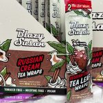 Blazy Susan Russian Cream Tea Leaf Wraps - Display Box