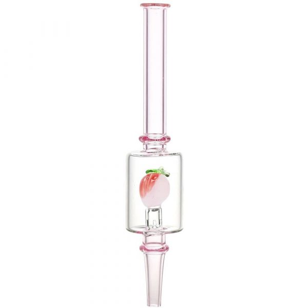 Pulsar Fruit Series Peaches & Cream Glow in The Dark Dab Rig Kit - 8" / 14mm F