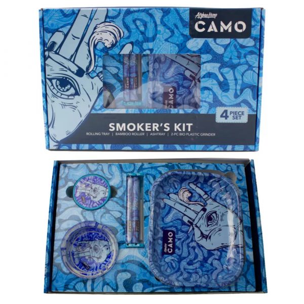 Afghan Hemp Camo Smokers Kit for Premium Hemp Products