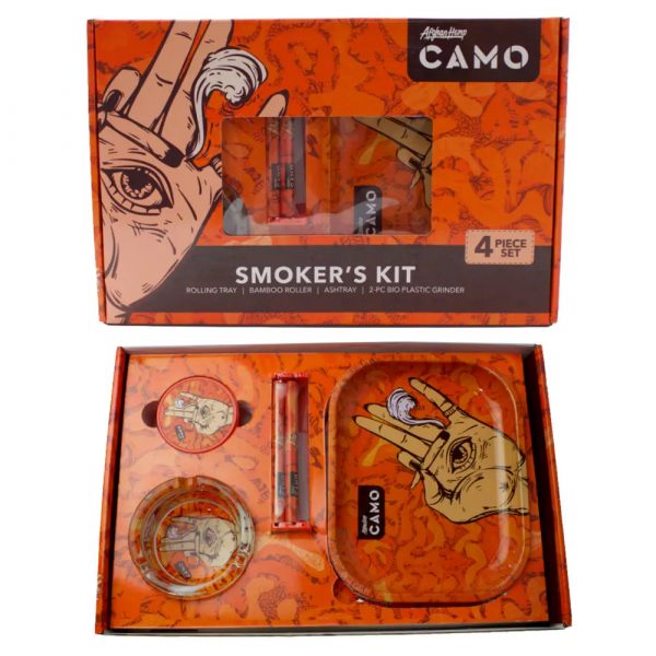 Afghan Hemp Camo Smokers Kit for Premium Hemp Products