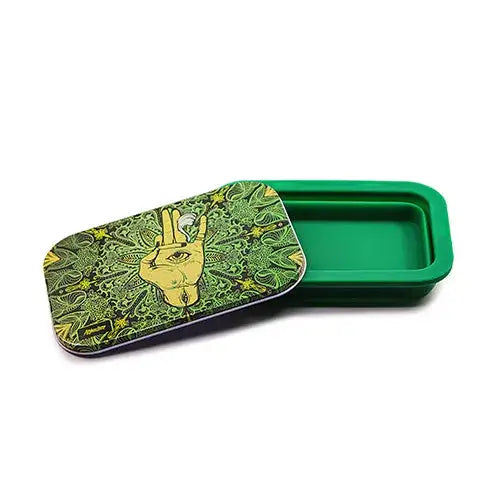 Afghan Hemp Silicone Tray the Perfect Duo for Smoking Accessories