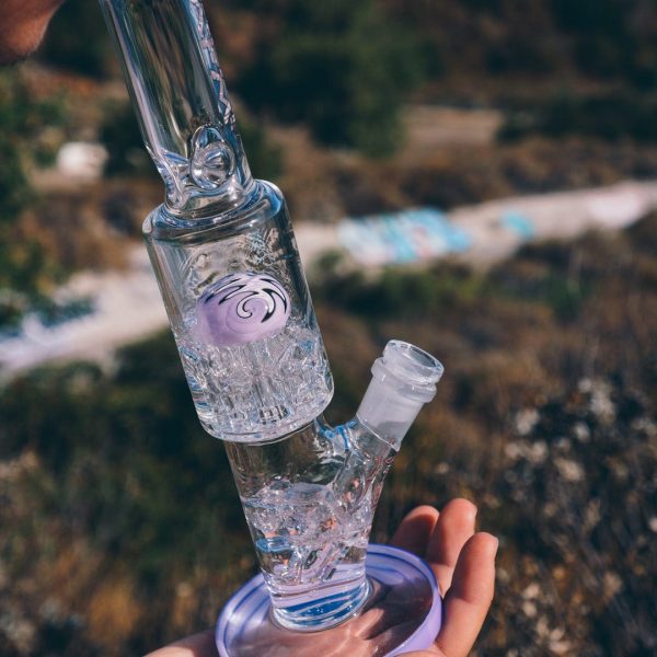 AFM Glass Reversal Tree Perc Glass Mini Beaker Bong