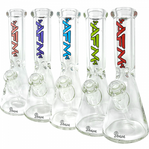 AFM Glass Heavy Boi Clear 9mm Glass Beaker Bong