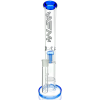AFM Glass Ripper Single Arm Perc Glass Straight Tube Bong