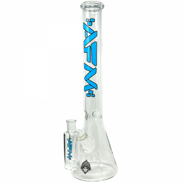18" AFM Clear Beaker Bong and Ash Catcher Set