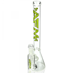 18" AFM Clear Beaker Bong and Ash Catcher Set
