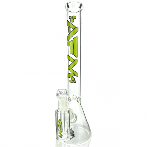 18" AFM Clear Beaker Bong and Ash Catcher Set