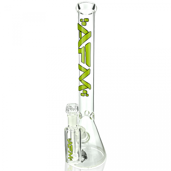 18" AFM Clear Beaker Bong and Ash Catcher Set