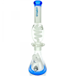 AFM Glass UFO Pyramid Glass Freezable Coil Beaker Bong