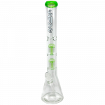18" AFM Hitter Double Arm Perc 5mm Glass Beaker Bong