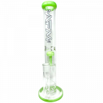 AFM Glass Ripper Single Arm Perc Glass Straight Tube Bong