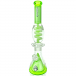 AFM Glass UFO Pyramid Glass Freezable Coil Beaker Bong