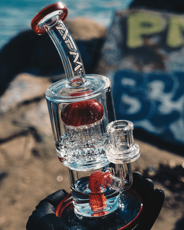 9" Groovy Tree Arm Perc Dab Rig