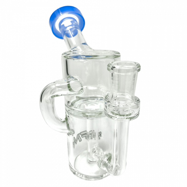 5.5" Power Can Clear Glass Recycler Mini Dab Rig