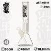 Amsterdam Glass Water Pipe with Dome Perc