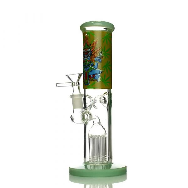 Aztec Straight Tube Water Pipe with Tree Percolator - Inch