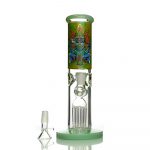 Aztec Straight Tube Water Pipe with Tree Percolator - Inch