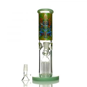 Aztec Straight Tube Water Pipe with Tree Percolator - Inch
