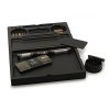 Benji Bankroll Two Piece Bamboo Tray in Black