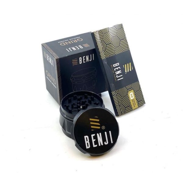 Benji Grinder 2.2 Matte Black Aluminum Weed Grinder