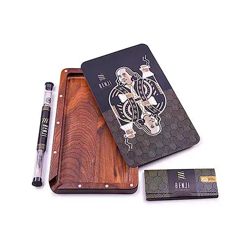 Benji Walnut Tray with Magnetic Lid Kit