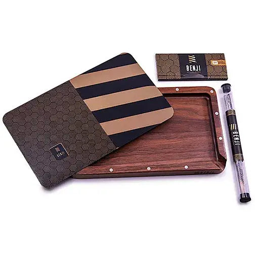 Benji Walnut Tray with Magnetic Lid Kit