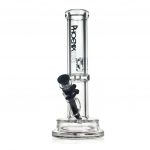 Green Flower Phoenix Star 7Mm Tube Bong With Thick Base 12 Inch