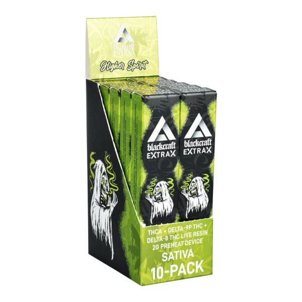 Blackcraft Extrax Thca And Delta-8 Thc Vape Cartridges - Higher Spirit - Sativa