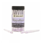 Blazy Susan Purple Paper Cones