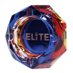 Blue Elite Crystal Ashtray