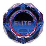 Blue Elite Crystal Ashtray