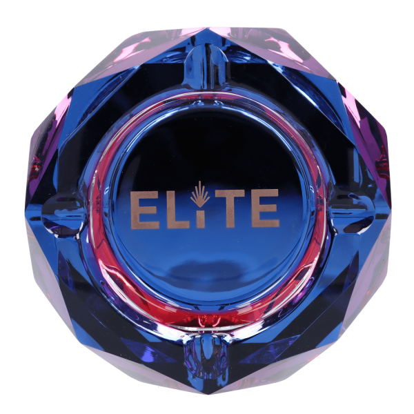 Blue Elite Crystal Ashtray