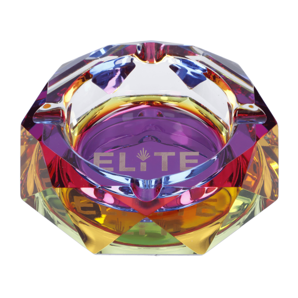 Blue Elite Crystal Ashtray