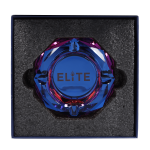 Blue Elite Crystal Ashtray