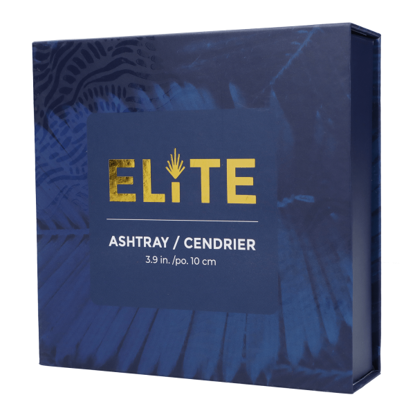 Blue Elite Crystal Ashtray