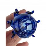 Blue Octopus Glass Bong with Deep Bowl