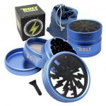 Bolt Grinder with Denim Carrying Pouch - Best Weed Grinders