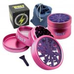Bolt Grinder with Denim Carrying Pouch - Best Weed Grinders