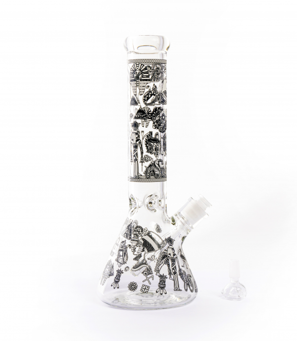 Glow in the Dark Egyptian Deities Bong