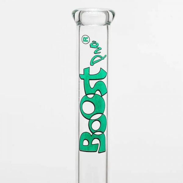 Green Beaker Base Glass Water Pipe with Ice Catcher